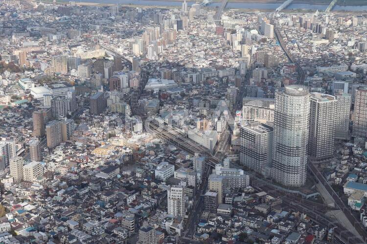 東京の風景5 都市,都市の風景,アンテナの写真素材