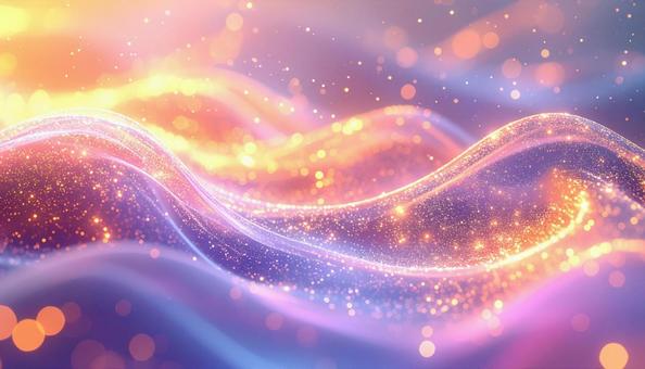 夢のように輝く煌めきが広がる幻想的な背景の写真