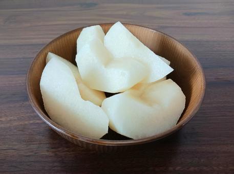 カット済みの梨 カット済みの梨 梨,果物,デザートの写真素材