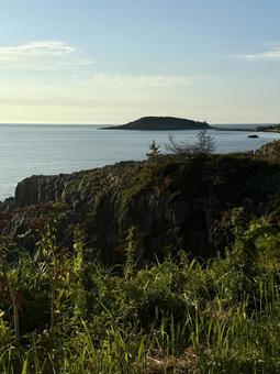 Tojinbo and Oshima in Fukui Prefecture on a summer evening, JPG