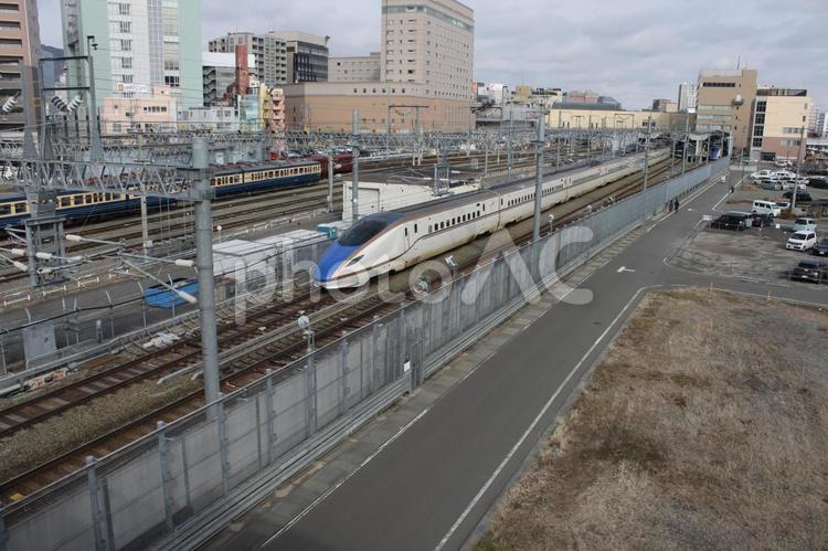 長野駅　北陸新幹線　 北陸新幹線,e7系,新幹線の写真素材