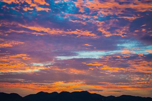 山口県　長門市の朝の海 山口県,長門市,早朝の写真素材