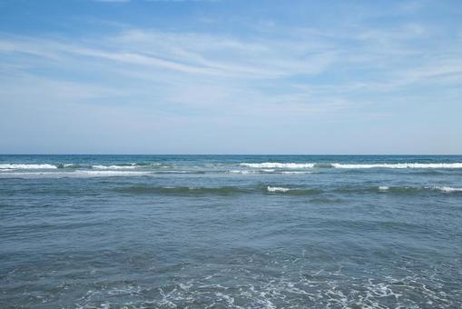 夏の海と空 夏の海と空の写真