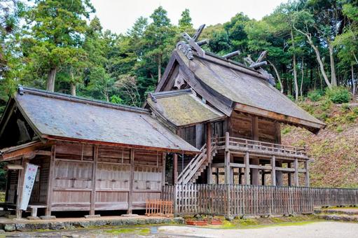 松江・日本最古の大社造の神魂神社 松江・日本最古の大社造の神魂神社 神魂神社,国宝,文化財の写真素材