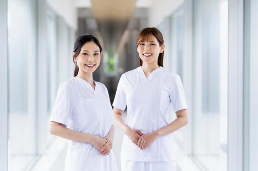 看護師の若い女性 看護師の若い女性 看護師,病院,医療の写真素材