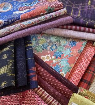 リサイクル着物 着物,きもの,キモノの写真素材