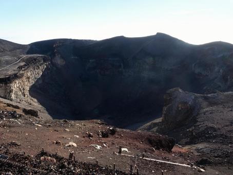 富士山山頂 お鉢巡り 富士山山頂 お鉢巡りの写真