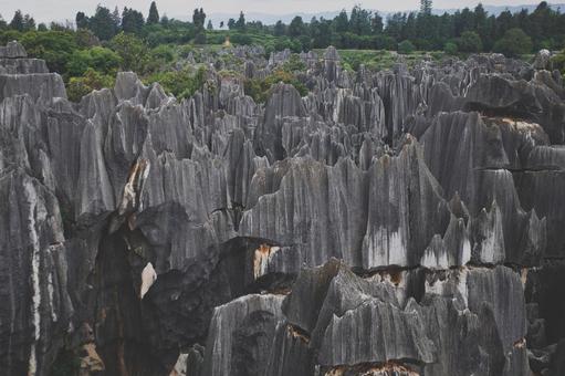 昆明市石林风景区 昆明市石林风景区 中国,雲南,石林の写真素材