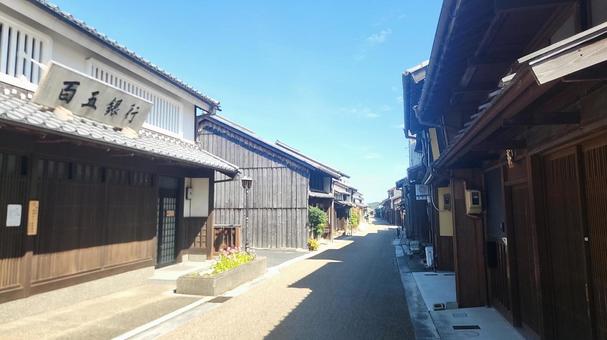 古き良き町並みの風景 古き良き町並みの風景 町並み,街並み,江戸の写真素材