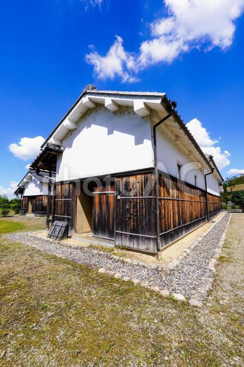 東海道五十三次 石部宿の米問屋「近江屋」 近江屋,商家,米問屋の写真素材
