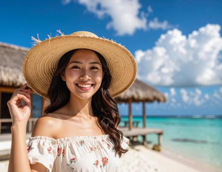 夏旅・海のコテージと彼女 夏旅・海のコテージと彼女の写真