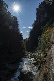 昇仙峡 昇仙峡 昇仙峡,断崖,岩肌の写真素材