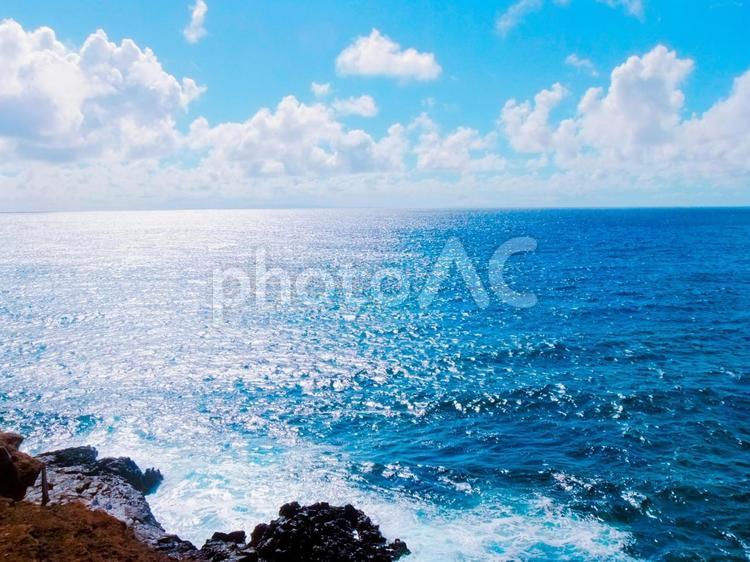 ハワイアンブルー ハワイ,ハワイ州,hawaiiの写真素材