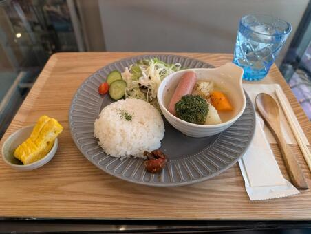 日替わりランチ、今日はポトフ 日替わりランチ,ランチ,ポトフの写真素材