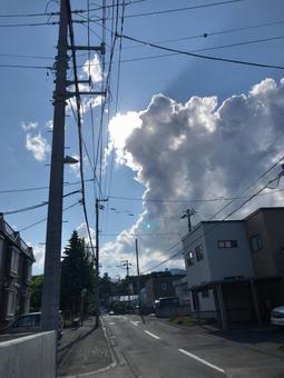 雲間からの写真