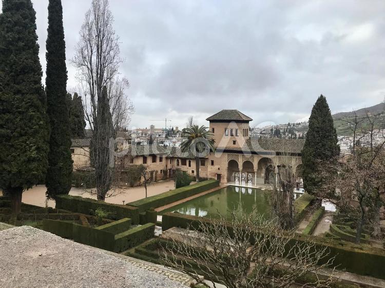 スペイン、グラナダの街並みと景観、庭園 海外,欧州,ヨーロッパの写真素材