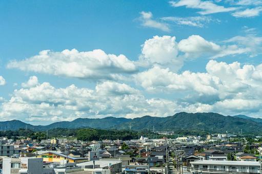 山口市の町並み 山口市の町並み 山口市,市街地,小郡町の写真素材