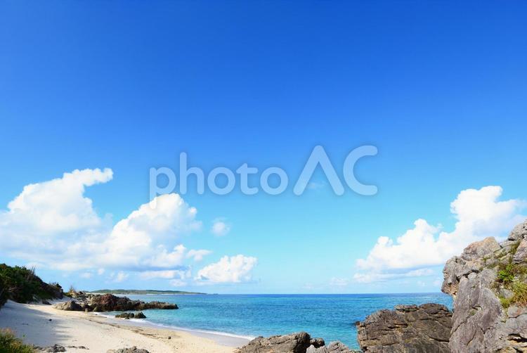 南国沖縄の美しいビーチ 沖縄,海,ビーチの写真素材