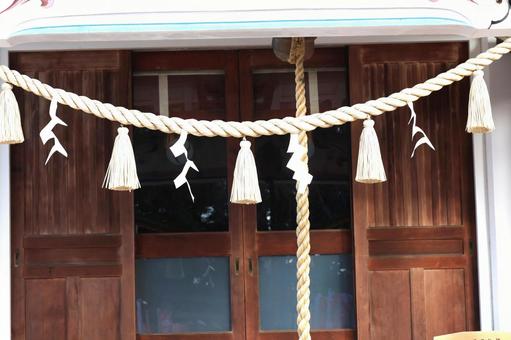 〆縄 〆縄 白岡八幡神社,神社,しめ縄の写真素材