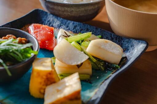 和風の健康的な朝食 朝食,和食,納豆の写真素材