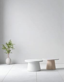 シンプルな部屋の写真