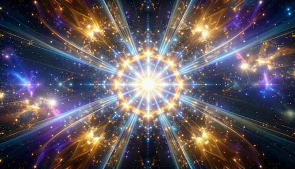 光の輪 万華鏡アート 光の輪 万華鏡アートの写真