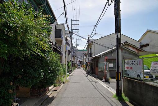 昭和の雰囲気を残す町角 昭和の雰囲気を残す町角 町角,路地,隘路の写真素材