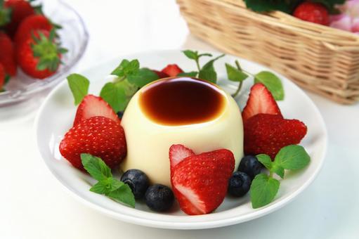 Photo, pudding, pastry, custard pudding, 