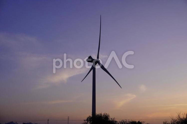 風力発電機 風力発電,電気,機器の写真素材