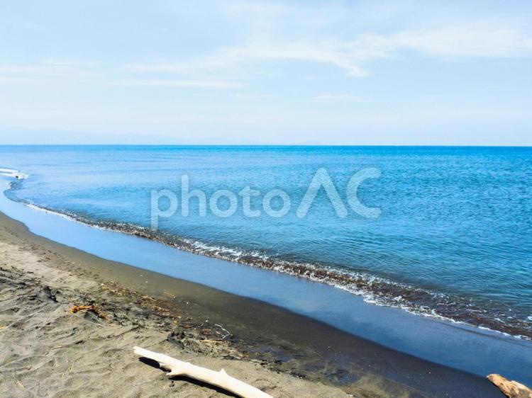 北海道の石狩浜でエネルギーチャージ！ 北海道,石狩市,石狩浜の写真素材