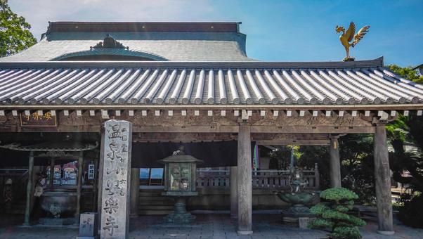 第6番札所 安楽寺　本堂 徳島県,温泉山,瑠璃光院の写真素材