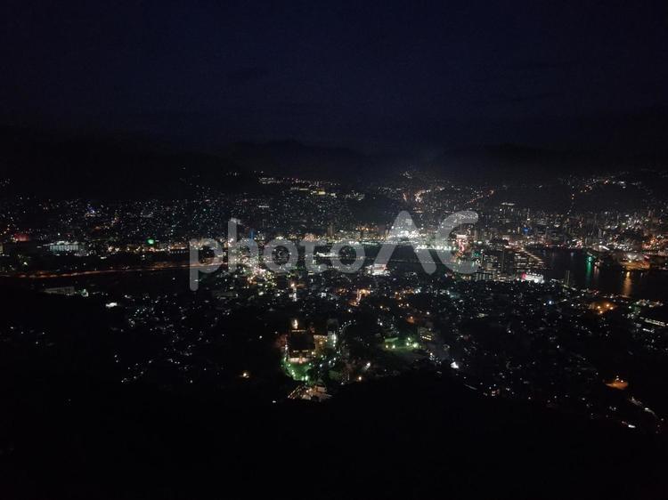 長崎　稲佐山 稲佐山,夜景,展望台の写真素材
