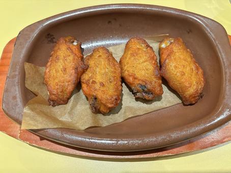 ピリ辛チキン ピリ辛チキン チキン,鶏手羽,手羽中の写真素材