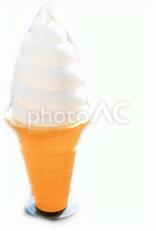 ソフトクリームイメージ ソフトクリーム,イメージ,アイスの写真素材