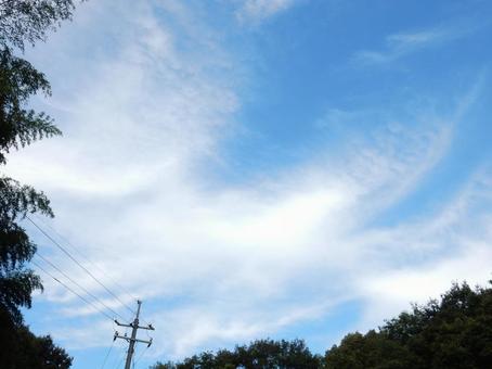 【空の写真】秋空 【空の写真】秋空の写真