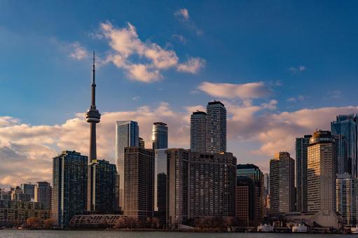 Toronto's blue buildings, JPG