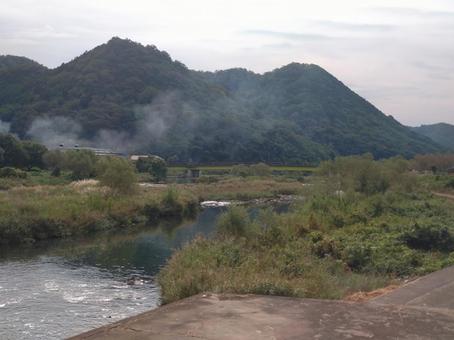 ある日の川の写真