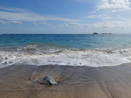 波3 太平洋,海,高波の写真素材