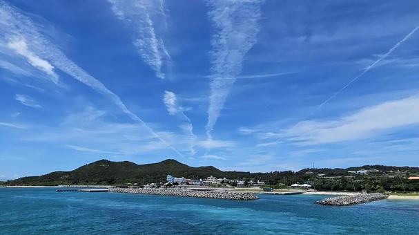 島と空 島と空の写真