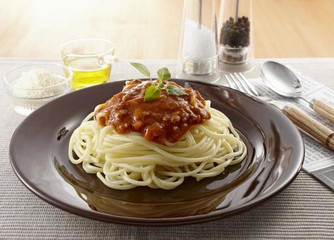 ミートソーススパゲッティ ミートソーススパゲッティ ミートソーススパゲッティ,ミートソース,ボロネーゼの写真素材