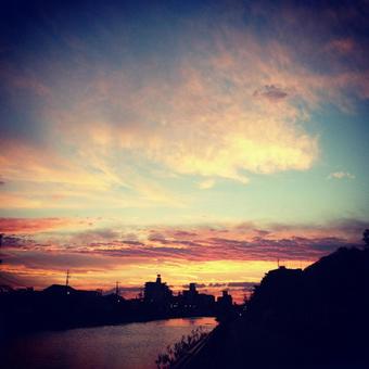 夕焼け 夕焼けの写真