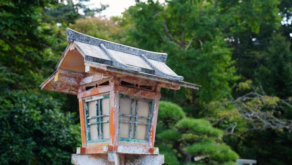 高山稲荷神社の灯篭 高山稲荷神社,神社,神道の写真素材