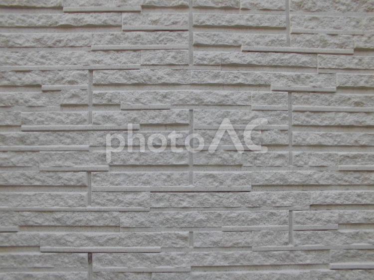壁　白　細い長方形　横２ マテリアル,壁,横の写真素材