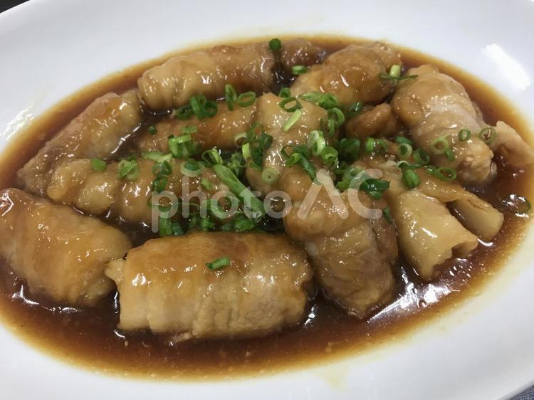 豚バラの角煮風 豚バラ,角煮,醤油の写真素材