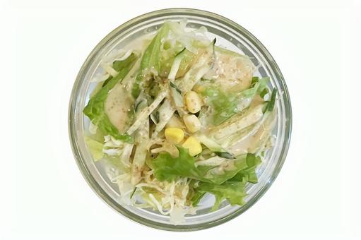 サラダ サラダ,レタス,キャベツの写真素材