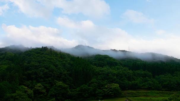 雲の彼方に広がる蒼 雲の彼方に広がる蒼の写真