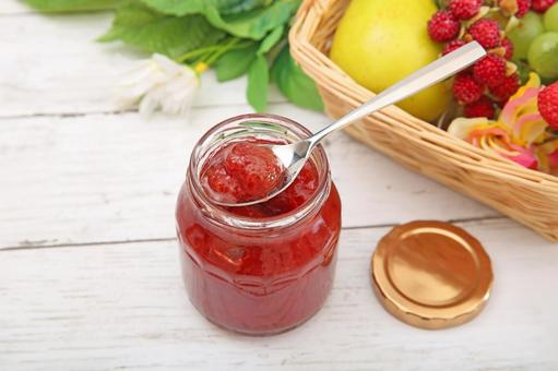 イチゴジャム イチゴジャム,ジャム,いちごの写真素材