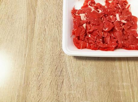 トレイに入った牛肉 トレイに入った牛肉 牛肉,肉,生肉の写真素材