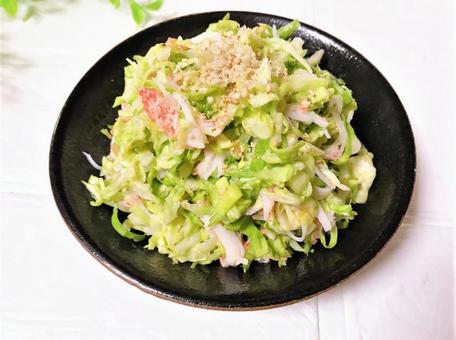 Spring cabbage coleslaw, xà lách trộn, bắp cải mùa xuân, bắp cải cắt nhỏ, JPG