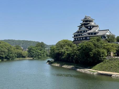 岡山城② 岡山城② 岡山,お城,岡山城の写真素材